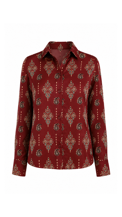Elara Ajrak Shirt