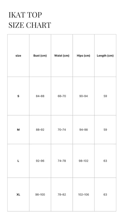 Charcoal Grey Ikat Top