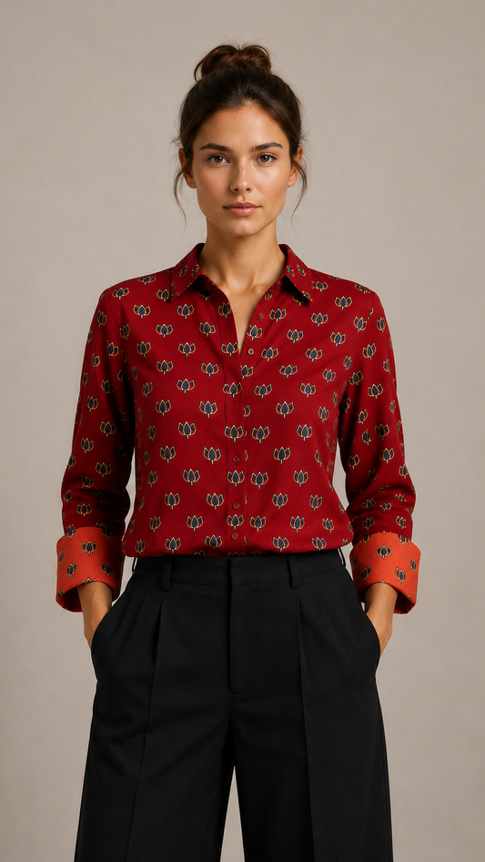 Fleur Ajrak Shirt