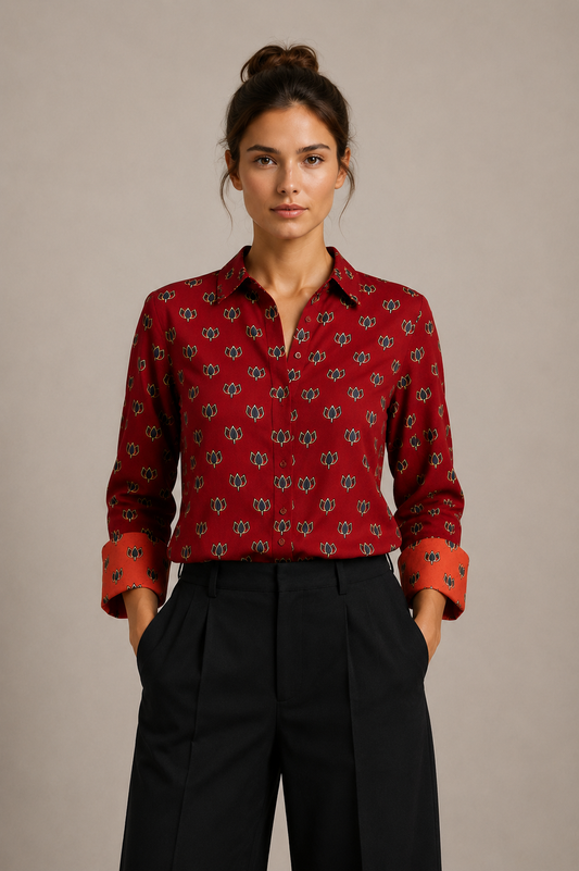 Fleur Ajrak Shirt