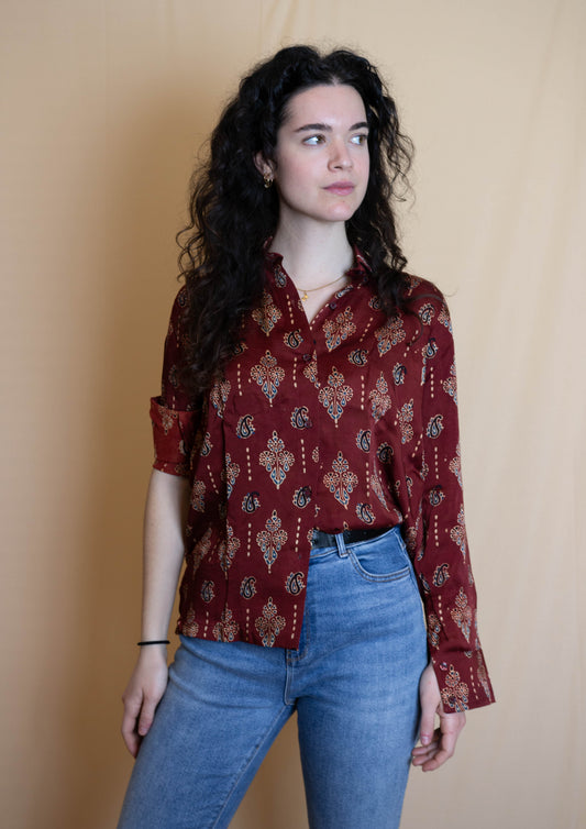 Elara Ajrak Shirt