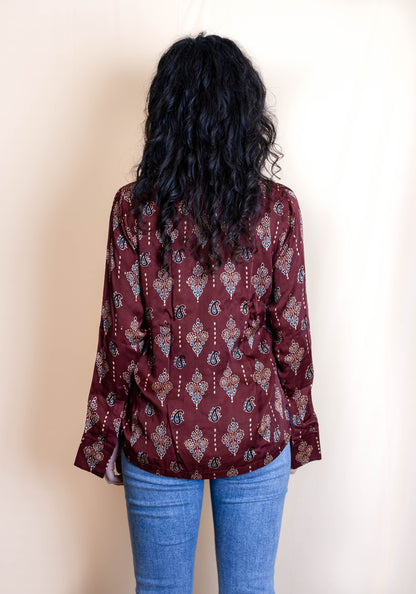 Elara Ajrak Shirt