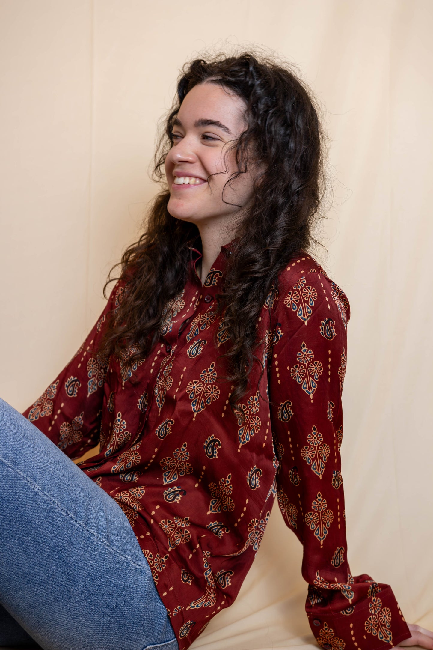 Elara Ajrak Shirt