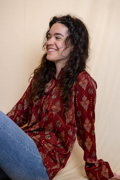 Elara Ajrak Shirt