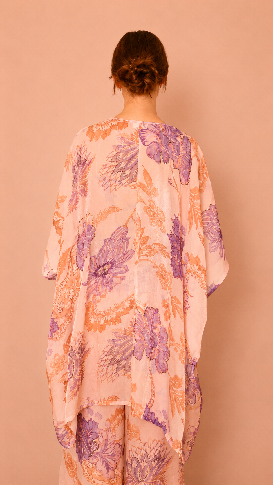 Aveline Kimono Cape — Lavender Bloom